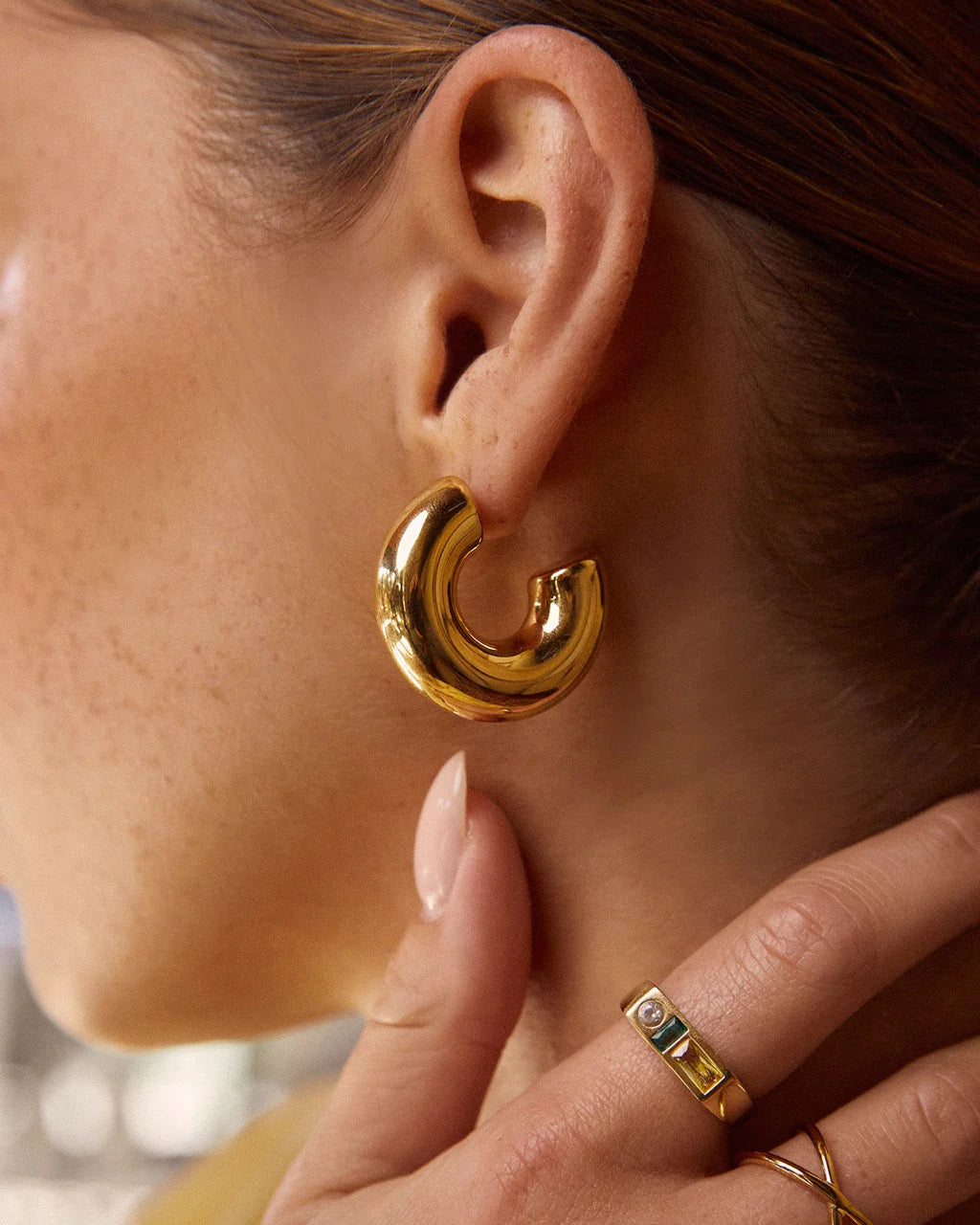 Bella Hoop Earrings
