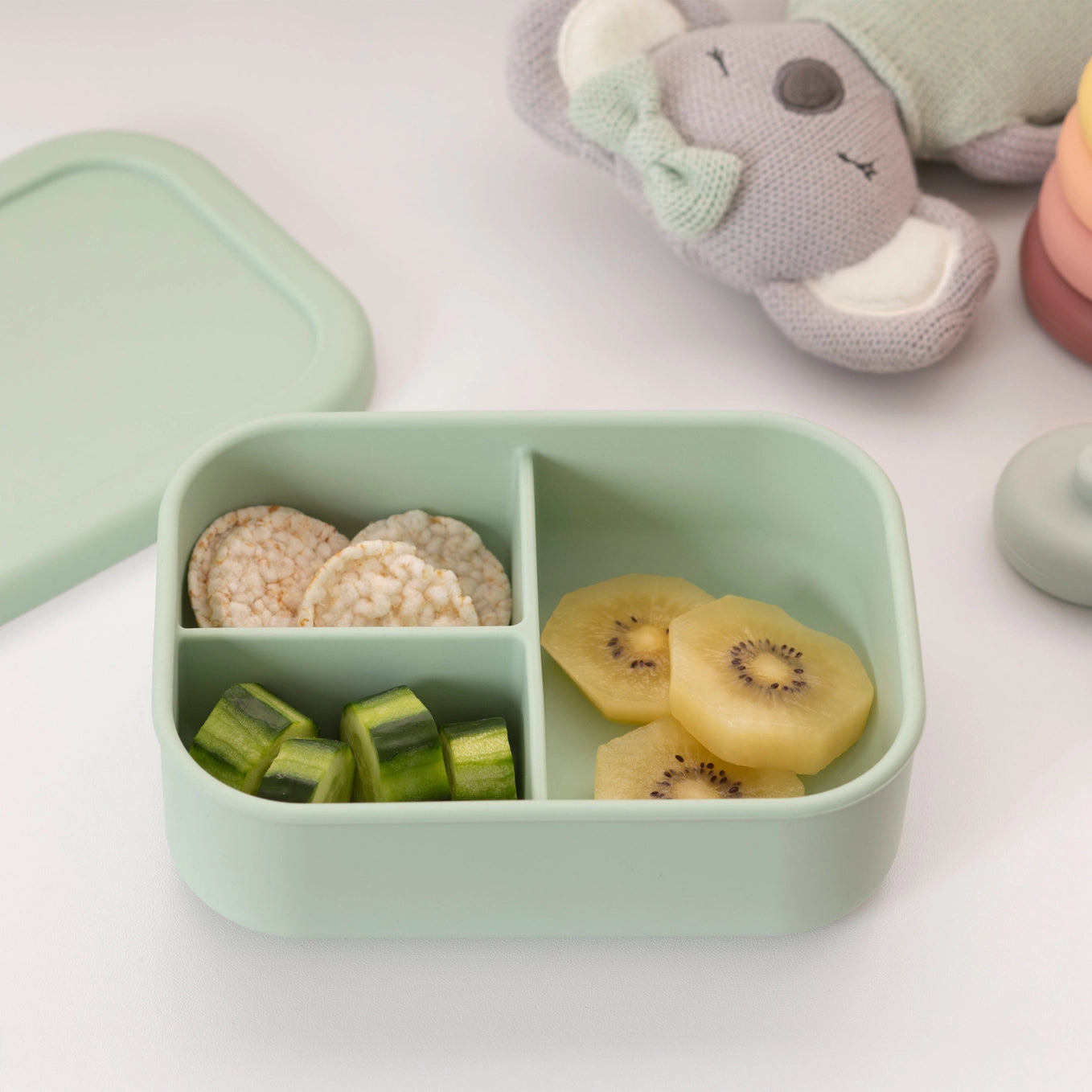 Silicone Lunch box and lid