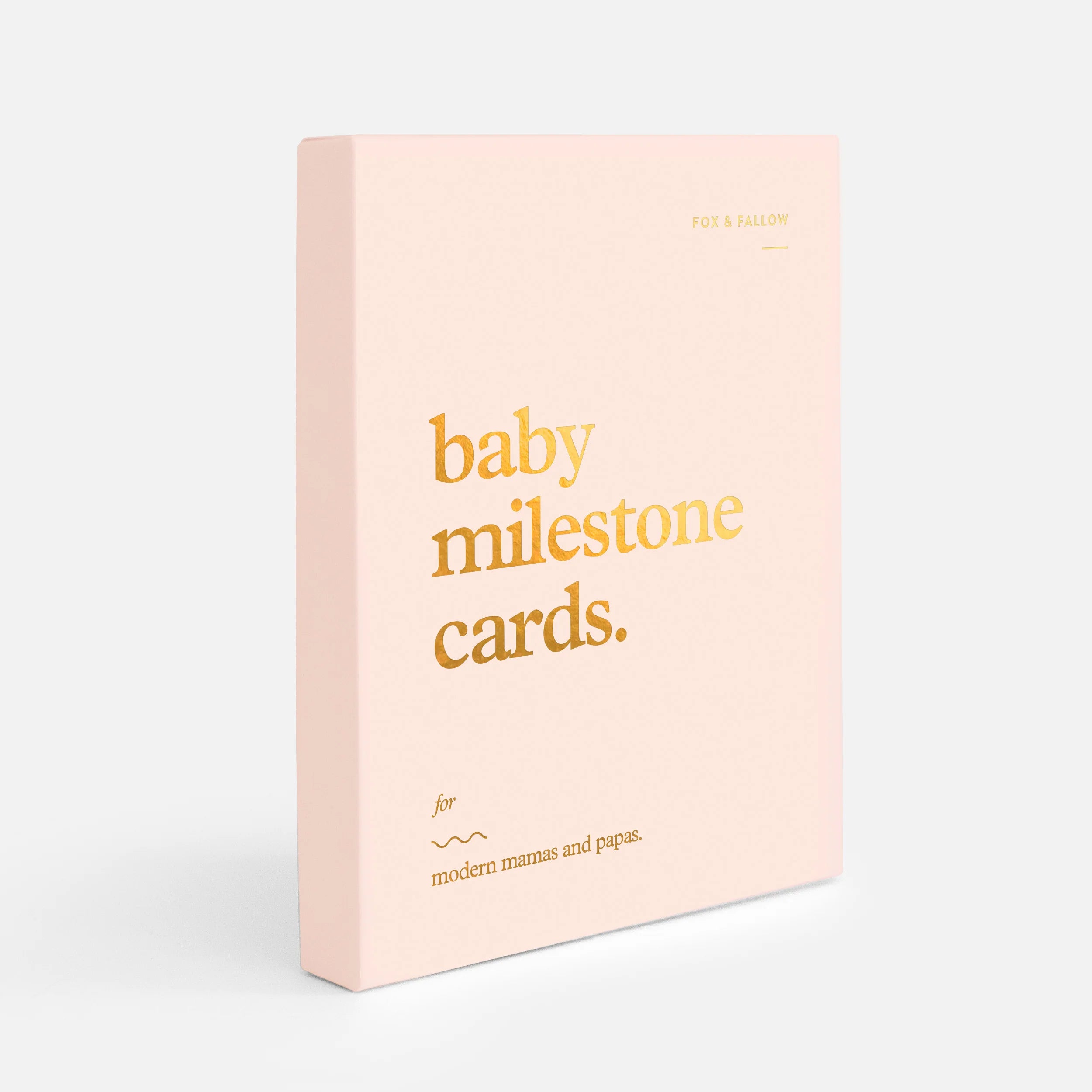 Baby milestone cards