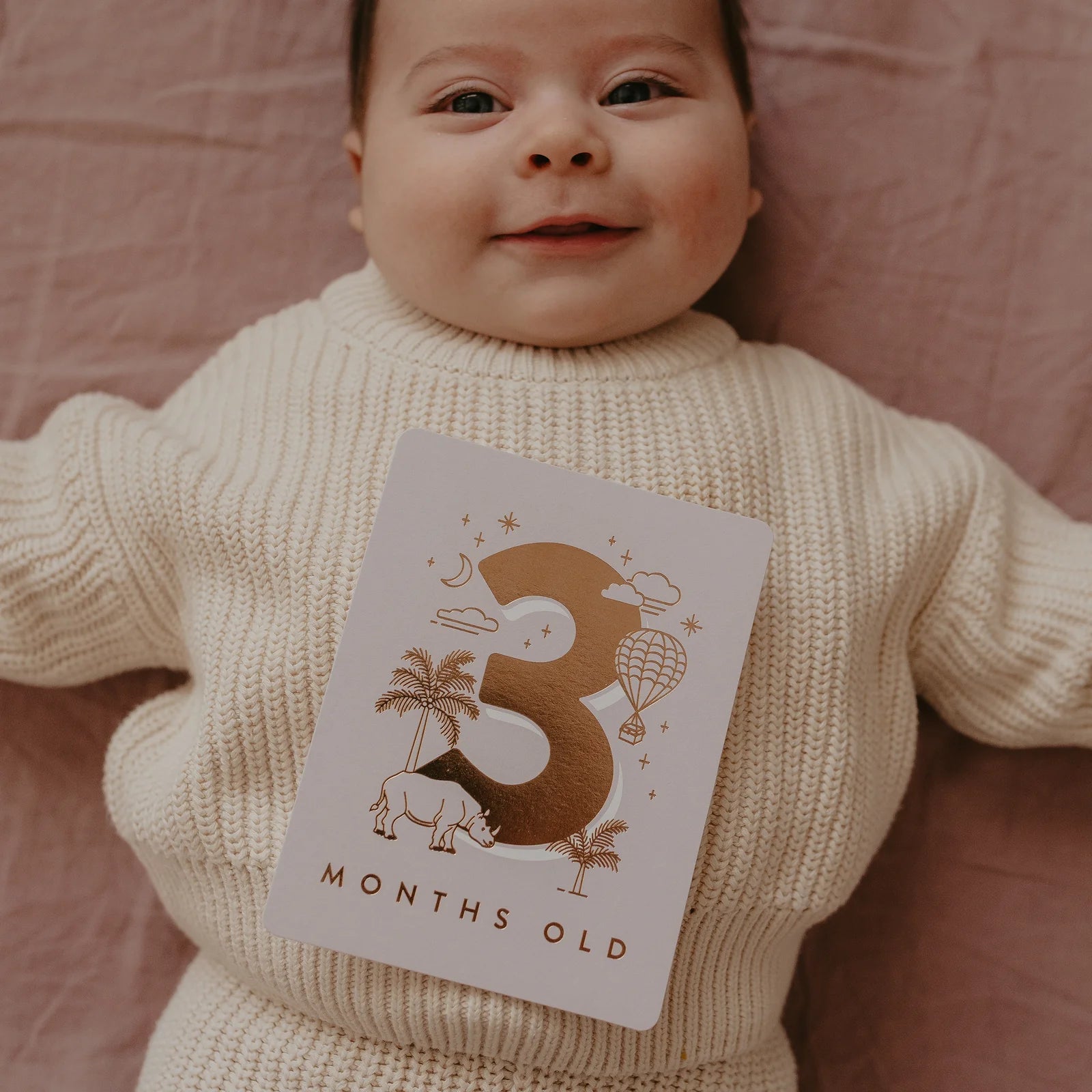 Baby milestone cards