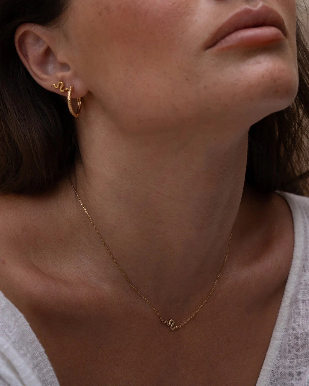 Serpent Stud Earring
